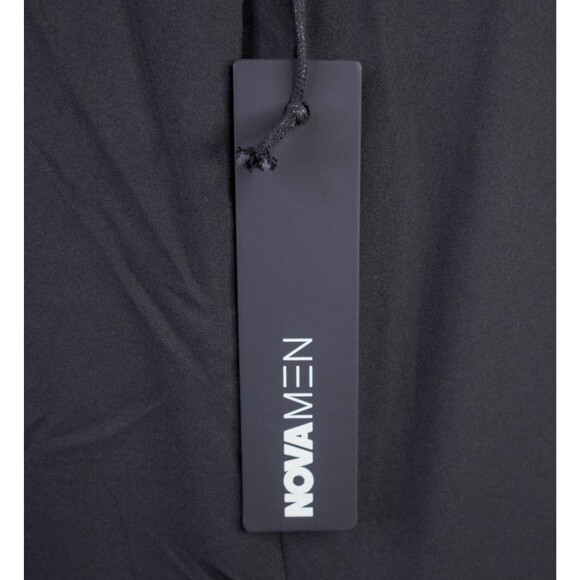 NOVA MEN Dexter Relaxed Jacket Blazer Sz XL (52R) Solid Black Poly Blend NWT - Picture 12 of 14